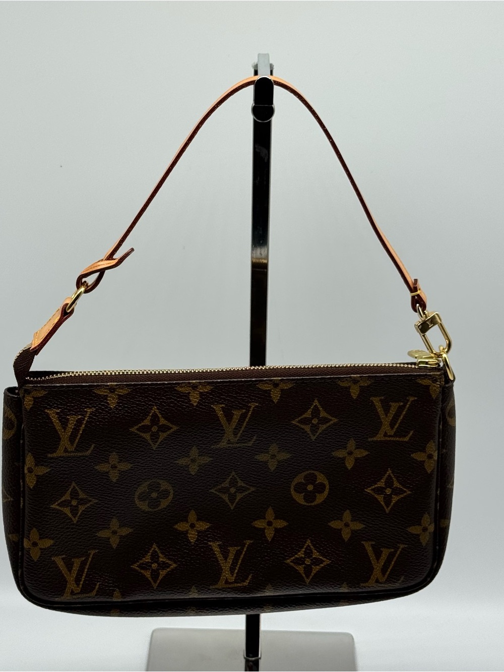 Louis Vuitton Monogram Shoulder Bag in Brown and Tan